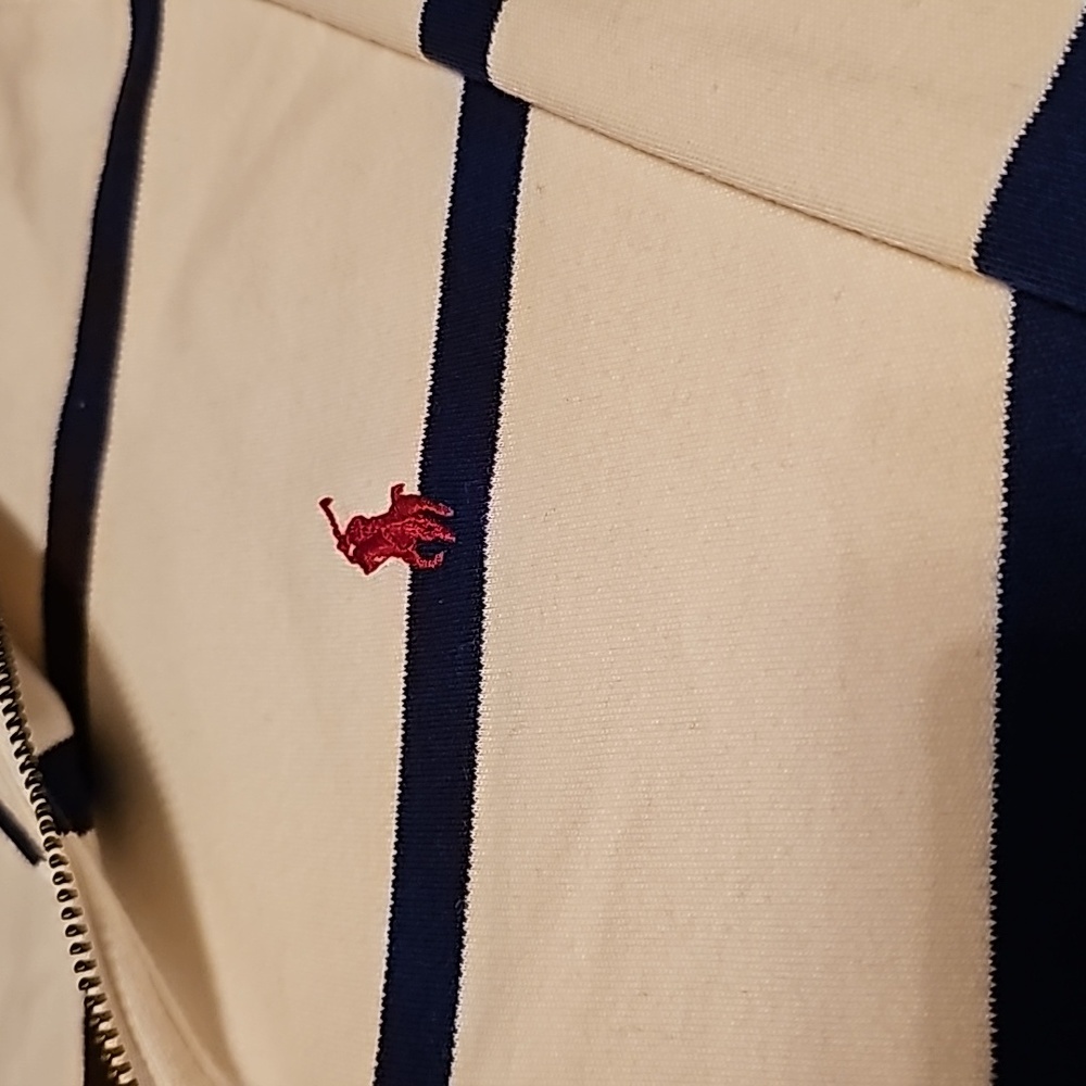 Boys Ralph Lauren Striped Cotton Interlock Pullover - Picture 3 of 3
